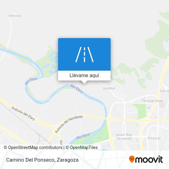 Mapa Camino Del Ponseco