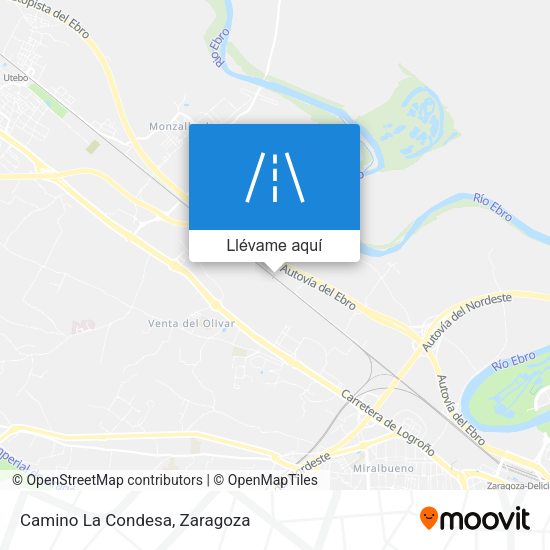 Mapa Camino La Condesa