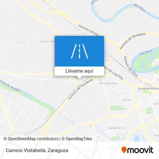 Mapa Camino Vistabella