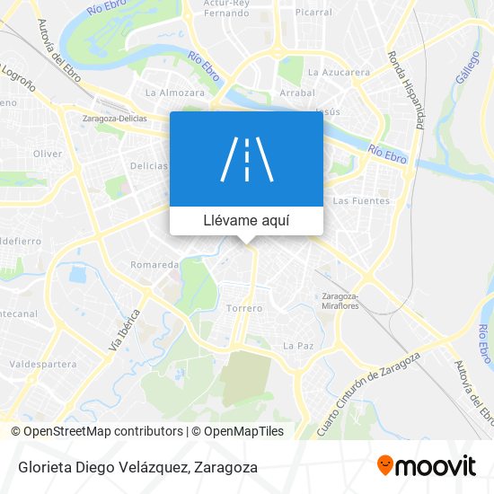 Mapa Glorieta Diego Velázquez