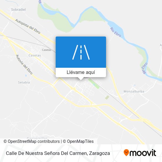 Mapa Calle De Nuestra Señora Del Carmen