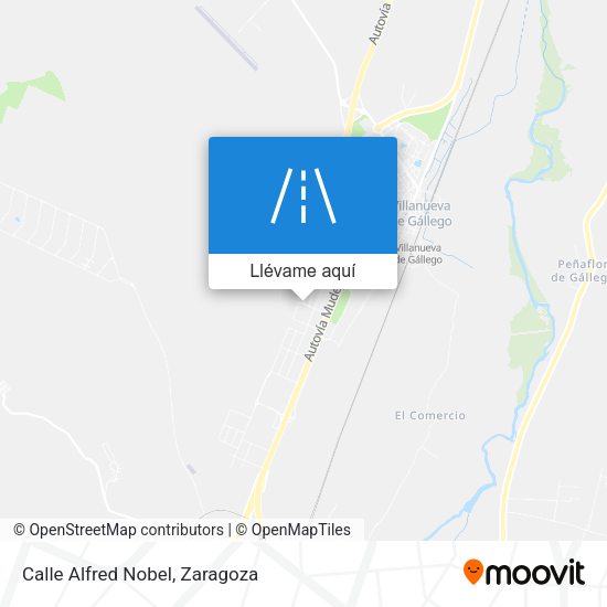 Mapa Calle Alfred Nobel