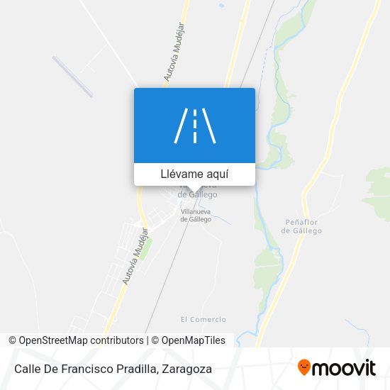 Mapa Calle De Francisco Pradilla