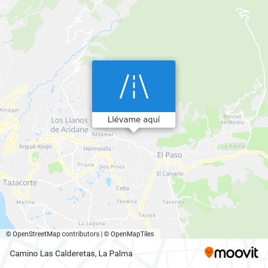 Mapa Camino Las Calderetas