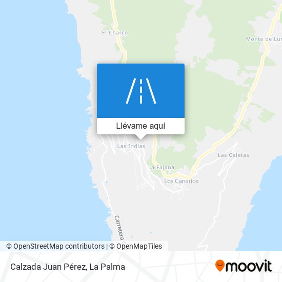 Mapa Calzada Juan Pérez