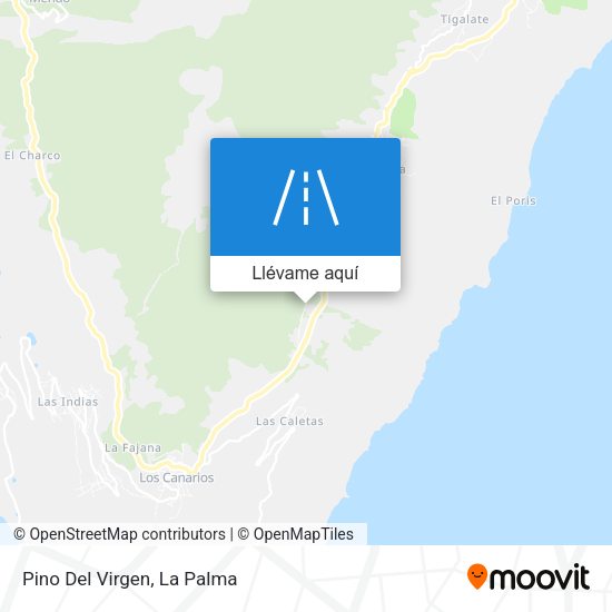 Mapa Pino Del Virgen