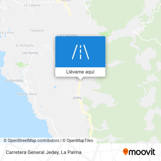 Mapa Carretera General Jedey