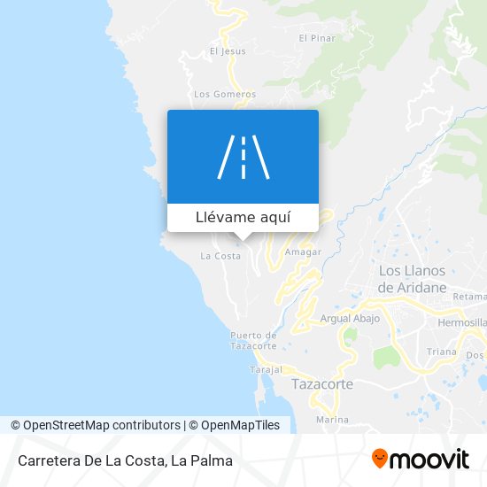 Mapa Carretera De La Costa