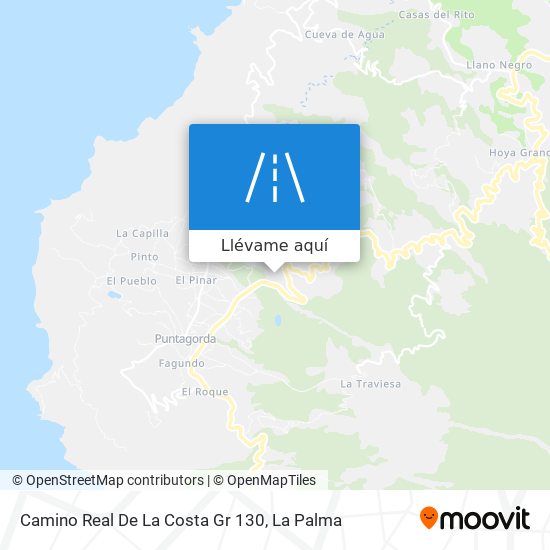 Mapa Camino Real De La Costa Gr 130