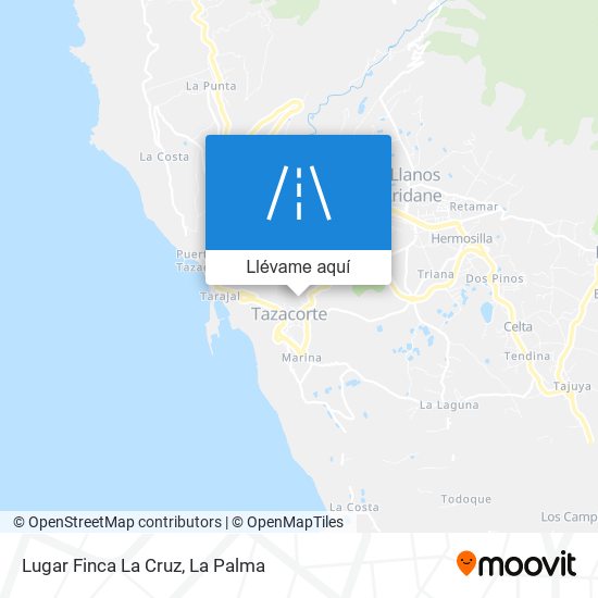 Mapa Lugar Finca La Cruz