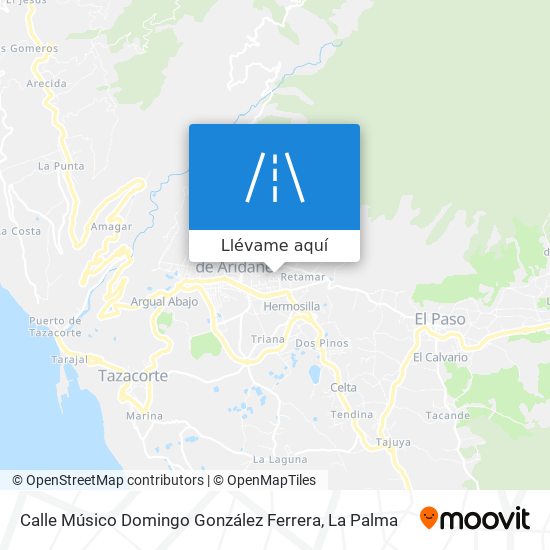 Mapa Calle Músico Domingo González Ferrera
