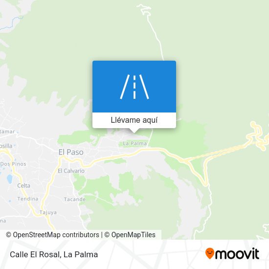Mapa Calle El Rosal