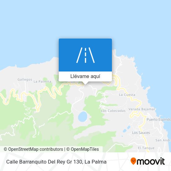Mapa Calle Barranquito Del Rey Gr 130
