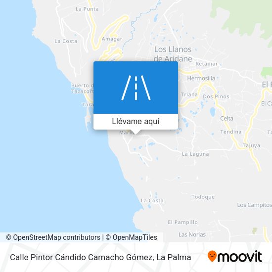 Mapa Calle Pintor Cándido Camacho Gómez