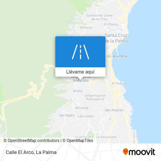 Mapa Calle El Arco