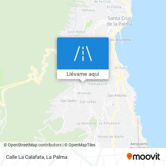 Mapa Calle La Calafata