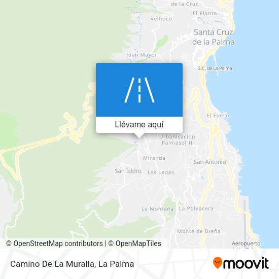 Mapa Camino De La Muralla
