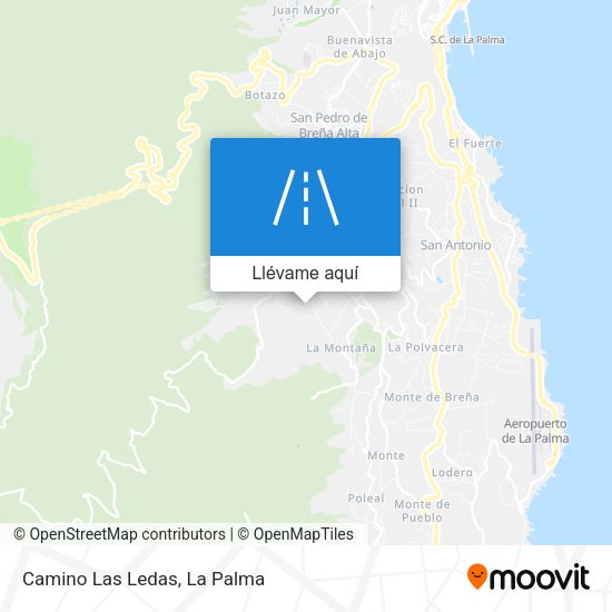 Mapa Camino Las Ledas