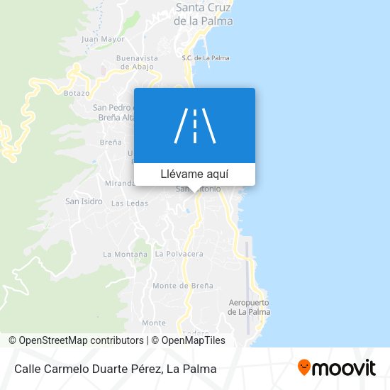 Mapa Calle Carmelo Duarte Pérez
