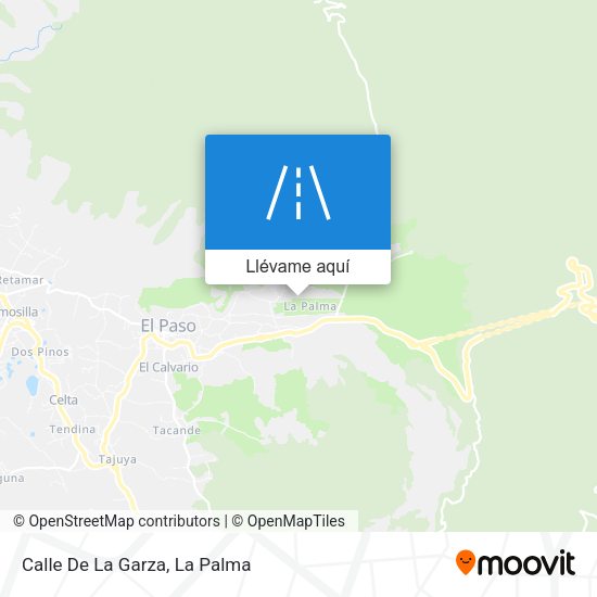 Mapa Calle De La Garza