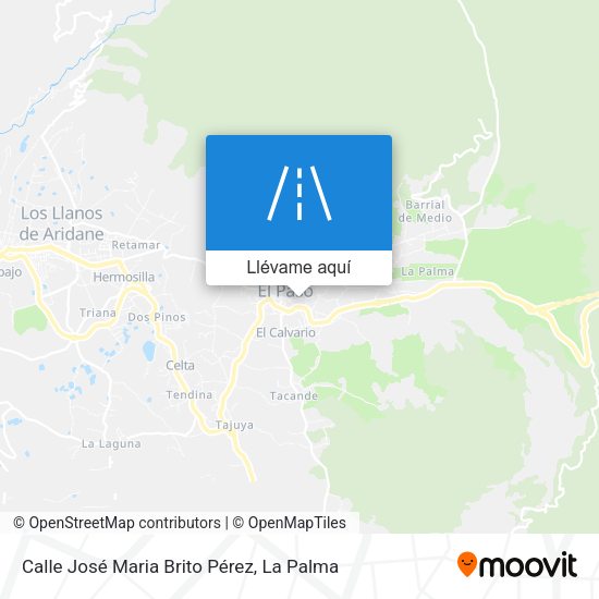 Mapa Calle José Maria Brito Pérez