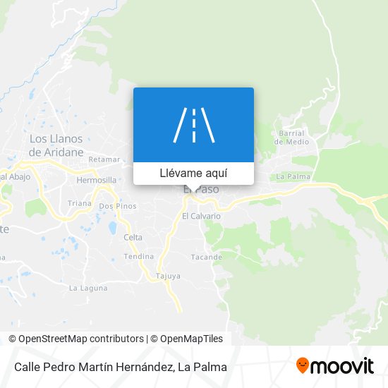 Mapa Calle Pedro Martín Hernández