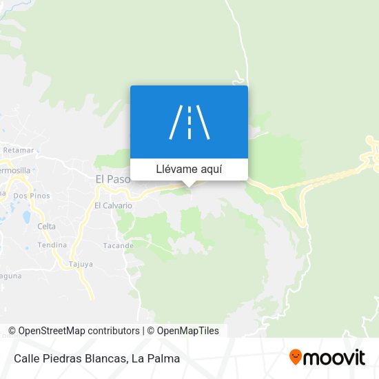 Mapa Calle Piedras Blancas