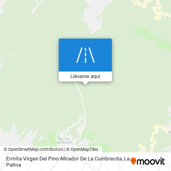 Mapa Ermita Virgen Del Pino-Mirador De La Cumbrecita