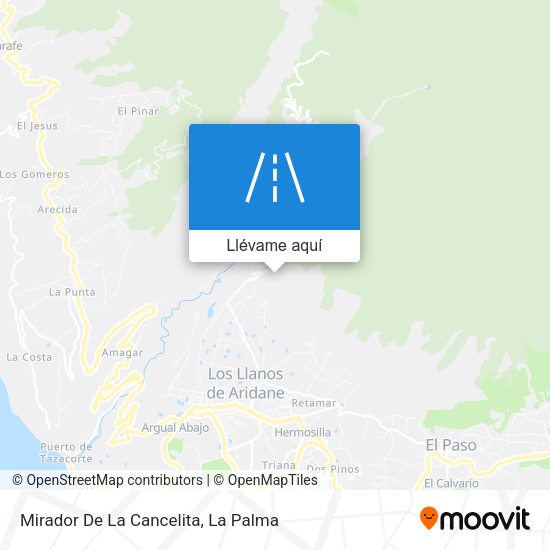 Mapa Mirador De La Cancelita