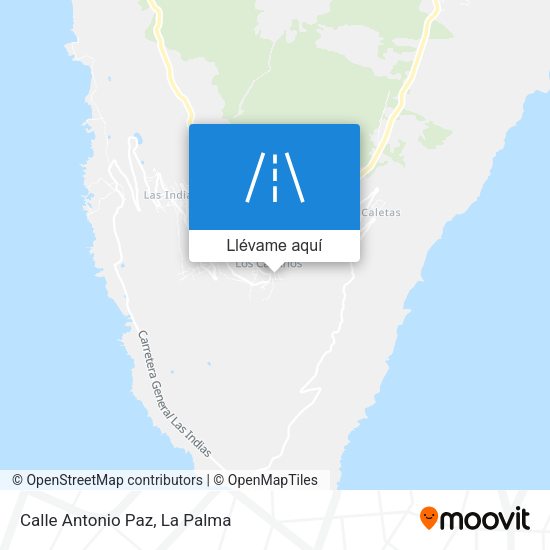 Mapa Calle Antonio Paz