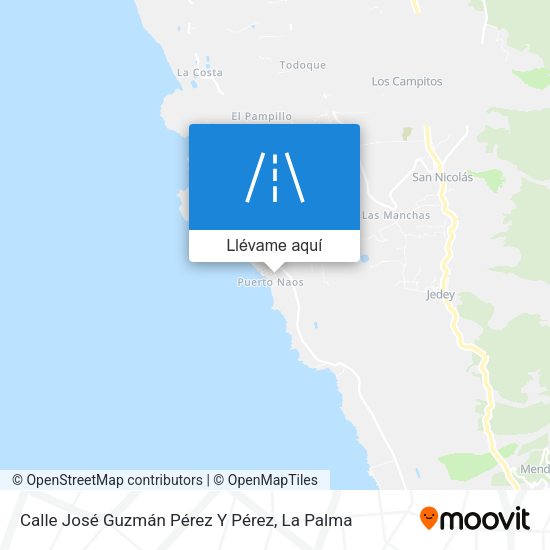 Mapa Calle José Guzmán Pérez Y Pérez
