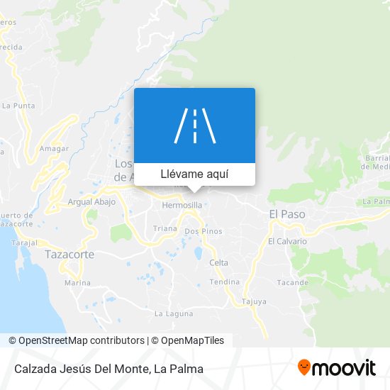 Mapa Calzada Jesús Del Monte