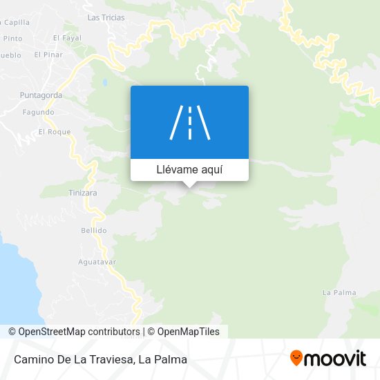 Mapa Camino De La Traviesa