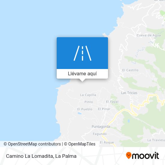 Mapa Camino La Lomadita