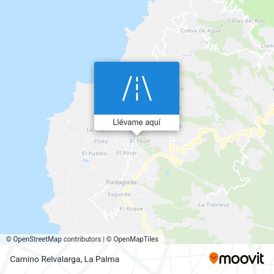 Mapa Camino Relvalarga