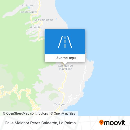 Mapa Calle Melchor Pérez Calderón