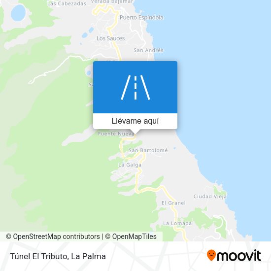 Mapa Túnel El Tributo
