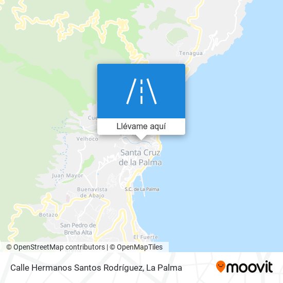 Mapa Calle Hermanos Santos Rodríguez