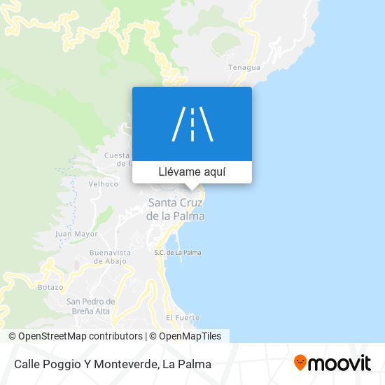 Mapa Calle Poggio Y Monteverde