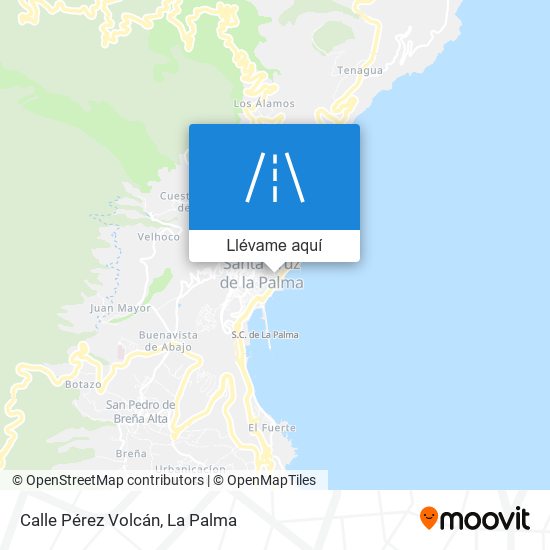 Mapa Calle Pérez Volcán