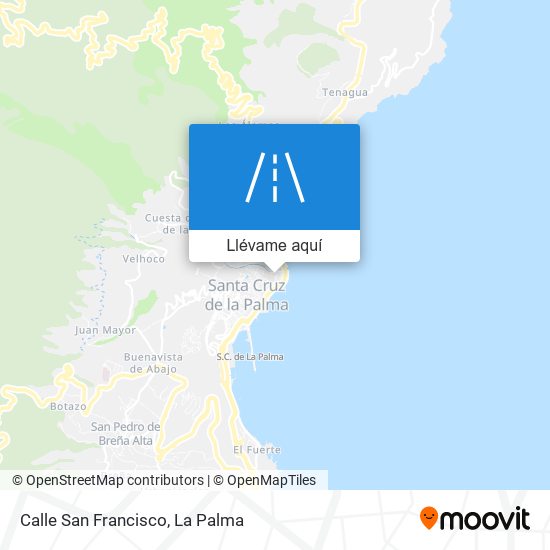 Mapa Calle San Francisco