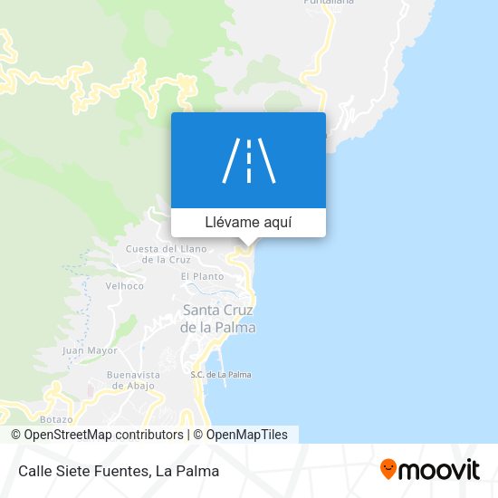 Mapa Calle Siete Fuentes