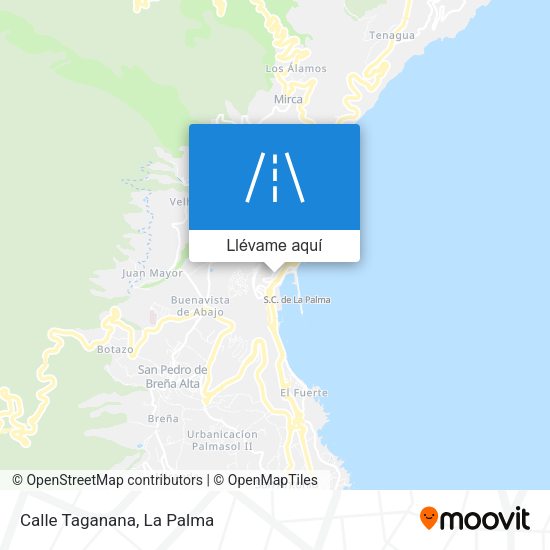 Mapa Calle Taganana