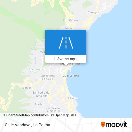 Mapa Calle Vendaval