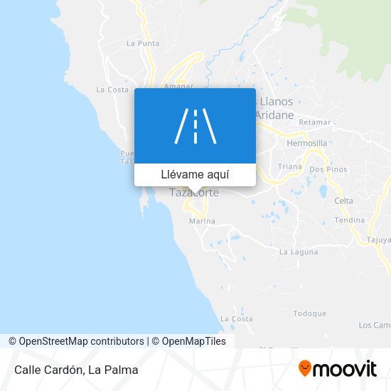 Mapa Calle Cardón