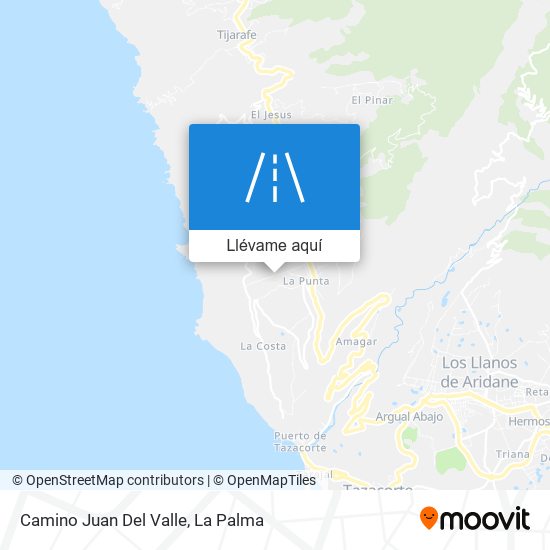 Mapa Camino Juan Del Valle