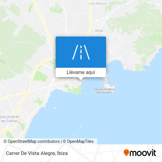Mapa Carrer De Vista Alegre