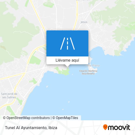 Mapa Tunel Al Ayuntamiento