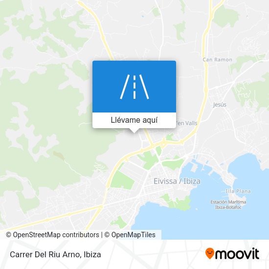 Mapa Carrer Del Riu Arno