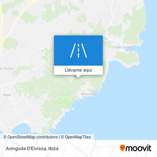 Mapa Avinguda D'Eivissa